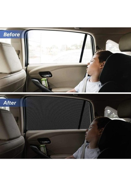 2 Adet Oto Yan Cam Perdesi Araba Arka Güneşlik Araç Anne Bebek Çocuk Perde modelleri