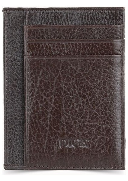 Guard Kahverengi Deri Kartlık