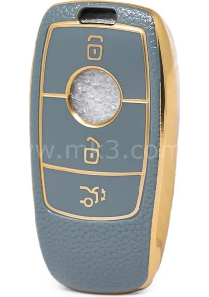 Mercedes Benz Deri Görünüm 2017-2020 Arası Mavi Oto Anahtar Kumanda Kabı fiyatları