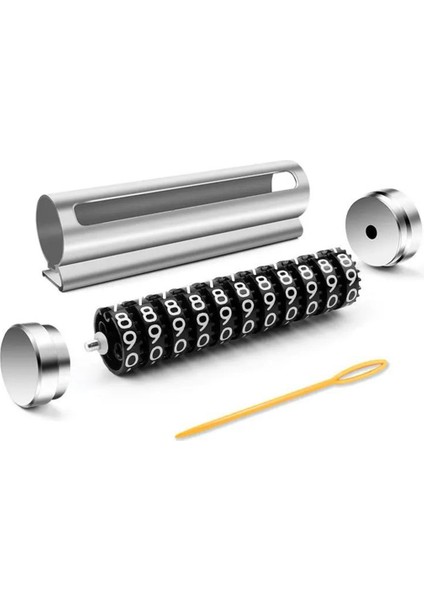 Universal Araç Içi Alüminyum Değiştirilebilen Geçici Park Telefon Numaratörü Kırmızı