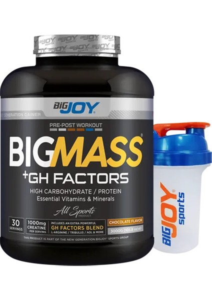 Big Joy Big Mass Gh Factors 3 kg Muz