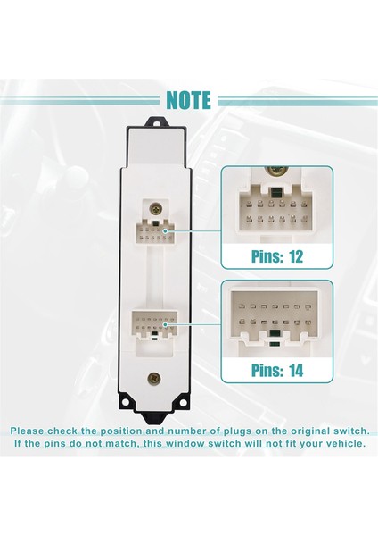 Mazda 3 M3 2.0l 2008-2009 Için Yeni BEK6-66-350 Elektrikli Cam Ana Anahtarı Kontrol Düğmesi BEK666350 12+14 Pin (Yurt Dışından) fiyatları