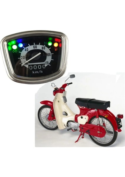 Honda Supercub Cub CA100 C100 C102 C105 C105T CM91 Motosiklet Hız Göstergesi Hız Ölçer Kilometre Sayacı (Yurt Dışından) fiyatları