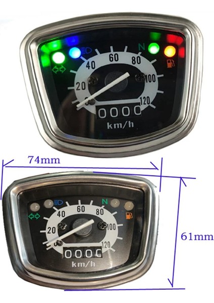 Honda Supercub Cub CA100 C100 C102 C105 C105T CM91 Motosiklet Hız Göstergesi Hız Ölçer Kilometre Sayacı (Yurt Dışından) fırsatları