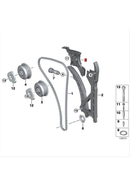 Motor Zamanlama Sistemi Zamanlama Kılavuzu Raylı Zamanlama Zinciri Plakası 11317516093 Bmw E93 E90 E89 E82 E71 E61 E60 N54 Motor (Yurt Dışından) indirimleri