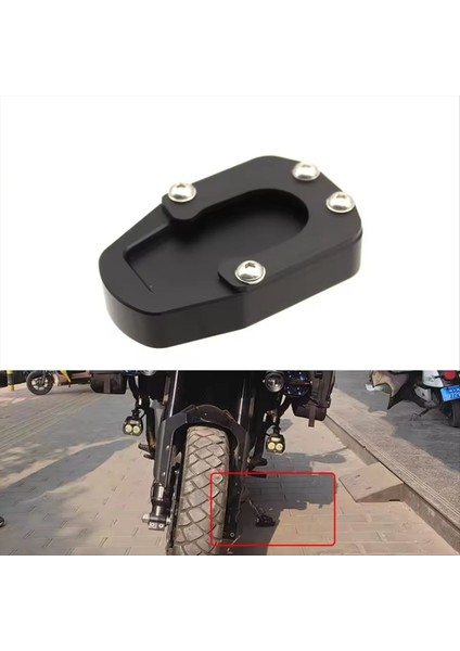 Motosiklet Kickstand Pad Morbidelli T1002V Gaojin HAWK1000 Yan Standı Büyüt Uzatma (Yurt Dışından) modelleri