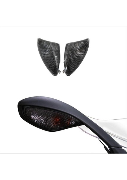 Motosiklet Ön Dönüş Sinyalleri Gösterge Flaşör Konut Lensler Bmw K1200S K1300S Aksesuarları Füme Siyah (Yurt Dışından) indirimleri