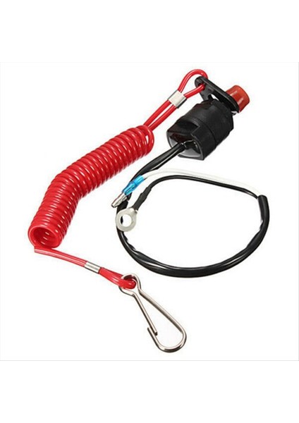 Tekne Motoru Acil Öldür Durdurma Anahtarı Yamaha Tohatsu Durdurma Anahtarı Kesme Anahtarları Güvenlik Tether Kordon (Yurt Dışından)