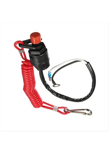 Tekne Motoru Acil Öldür Durdurma Anahtarı Yamaha Tohatsu Durdurma Anahtarı Kesme Anahtarları Güvenlik Tether Kordon (Yurt Dışından) fırsatları