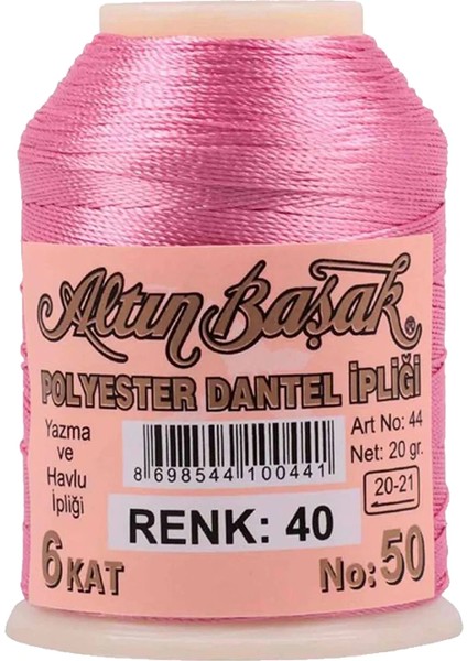3 Adet Altınbaşak Oya ve Dantel İpi 20 gr - - No: 040 modelleri