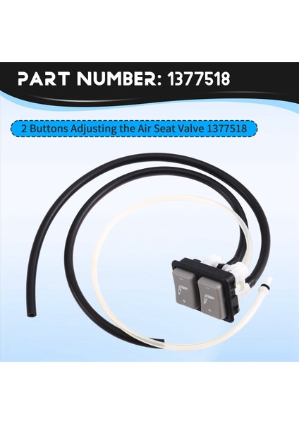 2 Düğmeler Hava Koltuk Vanasının Ayarlanması 1377518 Scania Için Koltuk Kontrol Vanası 4 Serisi Kamyon Kamyonları Isri Kit Yedek Parçalar (Yurt Dışından) fırsatları