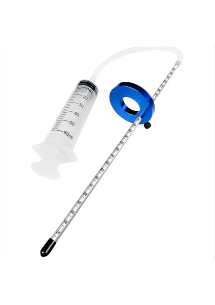 Ayarlanabilir Çatal Yağ Seviyesi Ölçüm Göstergesi Aracı Motosiklet, Istikrarlı Şekil C Ayarlayıcı, 300MM Işaretleri, 60ML Kapasiteli (Yurt Dışından)