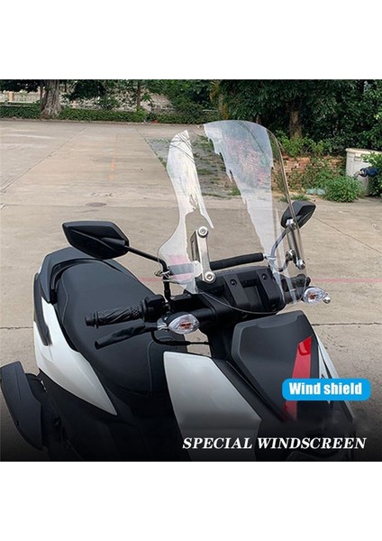 Evrensel Ayarlanabilir Cam Cam Hava Akış Saptırıcı Sineklik Ön Cam Motosiklet Atv Için Ekran Şeffaf (Yurt Dışından) fiyatları