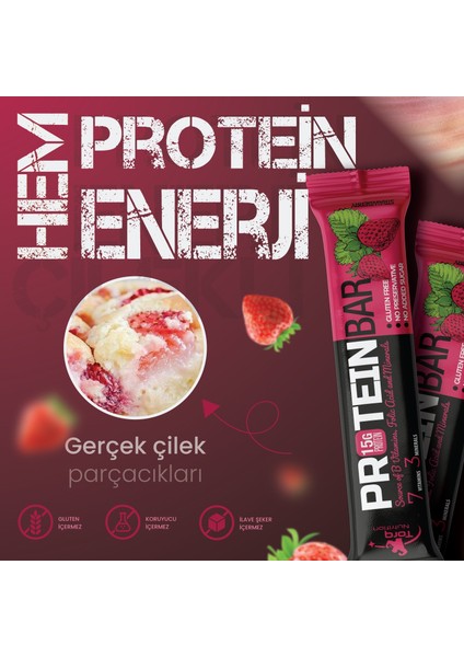 Protein Bar Çilek 50 gr 1 Adet fiyatları