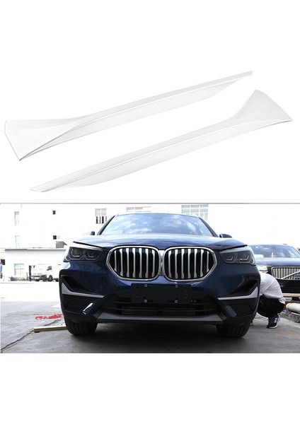 Abs Krom Yedek Ön Sis Fark Kapağı Trim Şeritler For-Bmw X1 F48 2020 (Yurt Dışından) fırsatları
