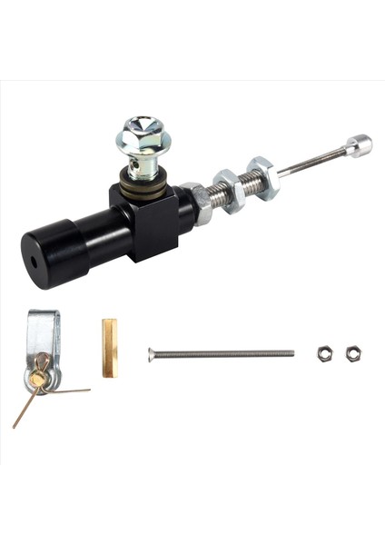 Motosiklet Hidrolik Debriyaj Ana Silindir Çubuk Fren Pompası M10X1. 25MM Alüminyum Siyah (Yurt Dışından) fiyatları
