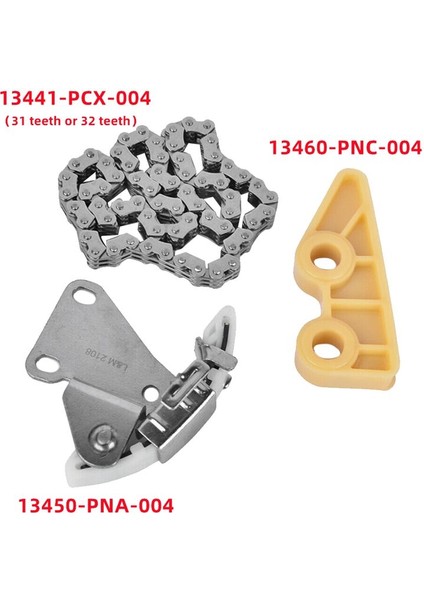 13441-PCX-004 Honda S2000 Için Yağ Pompası Zincir Kitleri Tip R Ep3 Itr Tacura Rsx K20 Motor Zamanlama Zinciri Durdurucu 13450PNA004 (Yurt Dışından) modelleri
