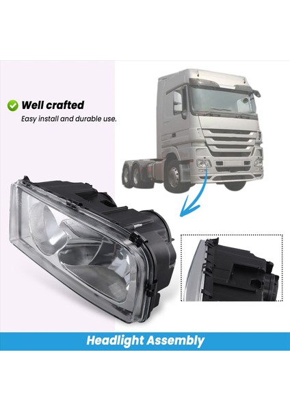 Benz Actros Kamyon Parçaları Far Montajı Sağ 9418205861 9418204261 (Yurt Dışından) indirimleri