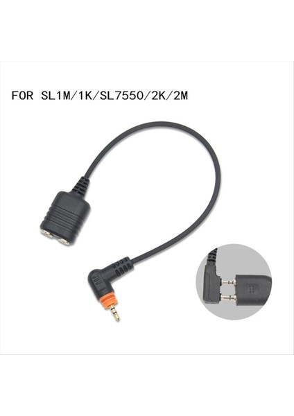 Walkie Talkie Ses Kablosu Adaptörü Motorola Radyo Için SL1M SL1K SL1600 SL7500 To Uv-5r K Kafa Kulaklık Değişim Portu Kablosu (Yurt Dışından) fiyatları