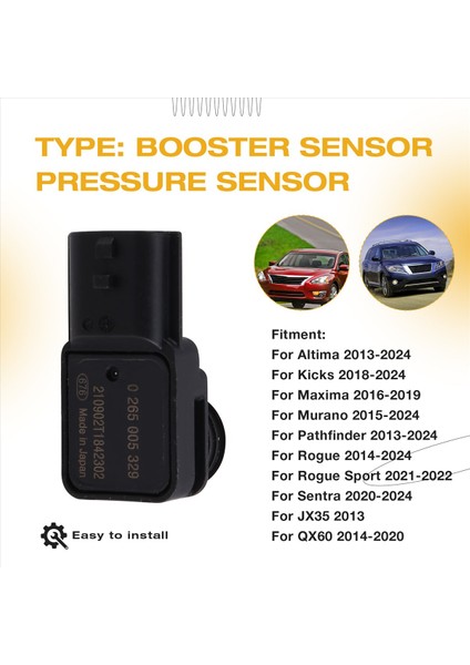 25085-3JA0A Otomobil Bol Kullanıcı Sensörü Nissan Altima Rogue Kicks Infiniti JX35 QX60 2013-2024 250853JA0A (Yurt Dışından) fırsatları