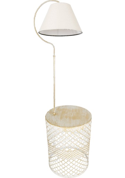 Lambader Gold Sehpalı Üçgen Krem Sarı Patine Krem Şapka fırsatları