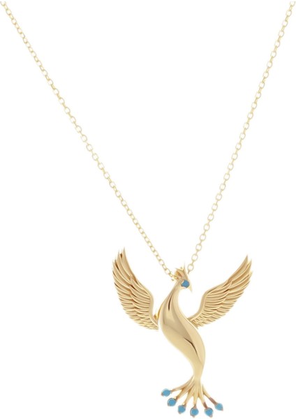 Anka Kuşu Kolye 14 Ayar Altın