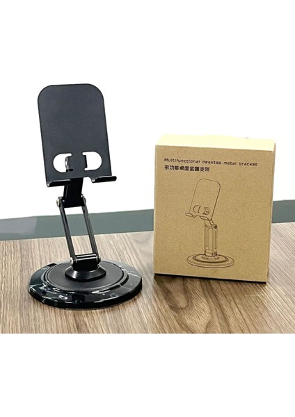 Yeni Cep Telefonu Tutucu Masaüstü Cep Telefonu Tutucu Tembel Adam Taşınabilir Katlanabilir Tablet Destek Standı (Yurt Dışından)