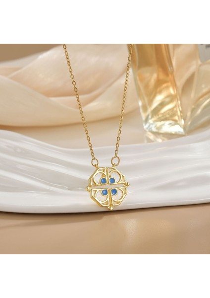 Yeni Kıdemli Işık Duygusu Lüks Mikro Set Zirkonya Bakır 18 Ayar Altın Kaplama Kolye Kolye Köprücük Kemiği Zinciri Takı ile Kadın Moda (Yurt Dışından)