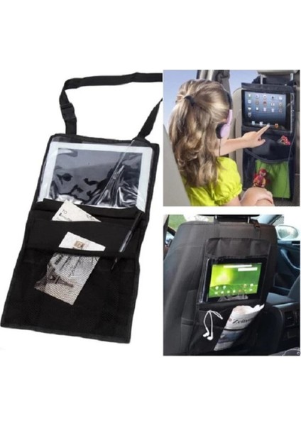 Araç Içi Aksesuar Koltuk Arkası Organizer Tablet Telefon Çantası Tutucu Eşya Düzenleyici Tr