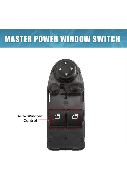 Bmw E92 328I 328XI Xdrive 335I 335IS 2007-2013 Için Sürücü Tarafı Ana Elektrikli Cam Anahtarı 61316970693 61319132164 (Yurt Dışından) fırsatları