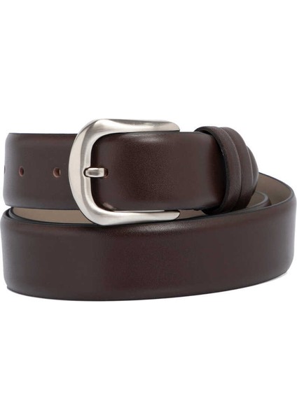 S1EK00000341 Erkek Deri Kemer - Kahverengi indirimleri