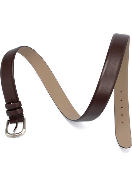 S1EK00000341 Erkek Deri Kemer - Kahverengi