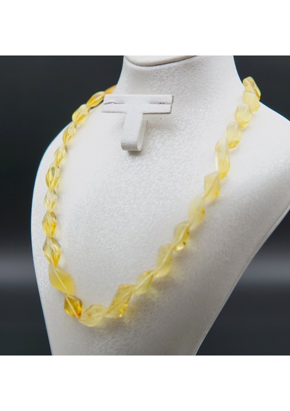 Orijinal Rolex Sarı Kehribar Kadın Kolye SK000135 fiyatları