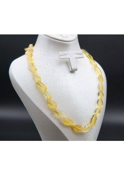 Orijinal Rolex Sarı Kehribar Kadın Kolye SK000135 modelleri