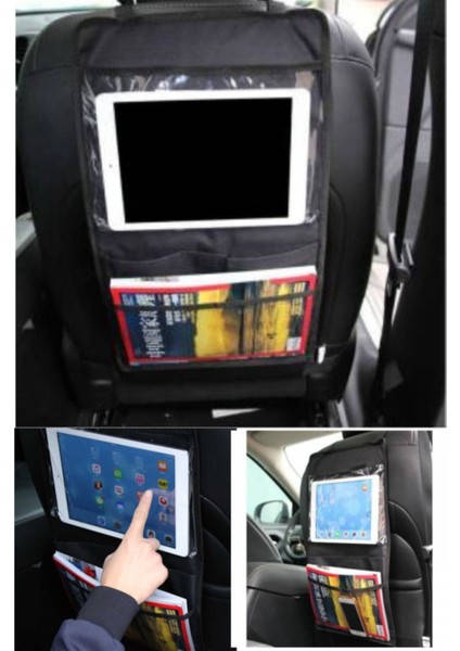 Araç Içi Aksesuar Koltuk Arkası Organizer Tablet Telefon Çantası Tutucu Eşya Düzenleyici Tr fırsatları