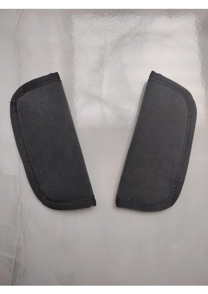 Alkantara Bebek Koltuğu Emniyet Kemer Pedi,(2 Adet) Yumuşak Kumaş Puset, Mama Sandalyesi (Antrasit) modelleri