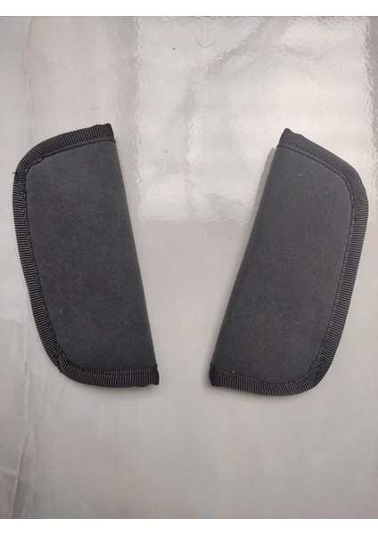 Alkantara Bebek Koltuğu Emniyet Kemer Pedi,(2 Adet) Yumuşak Kumaş Puset, Mama Sandalyesi (Antrasit) indirimleri