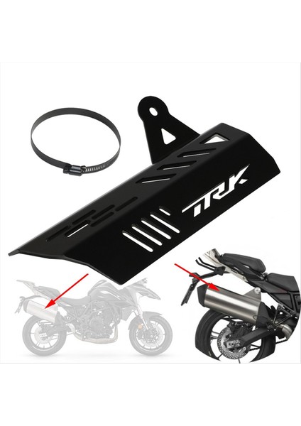 Motosiklet Egzoz Borusu Isı Kalkanı Kapağı Susturucu Koruma Görevlisi Benelli TRK702X TRK702 Aksesuarları (Yurt Dışından) fiyatları