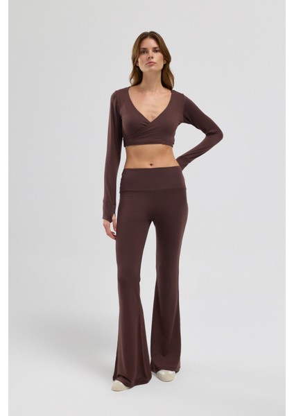 Simpleco Soft Skin Touch Megha Ispanyol Paça Eşofman Altı modelleri