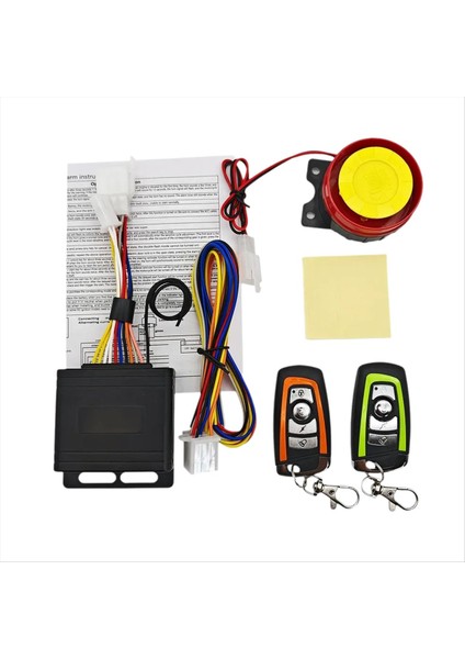 Dc 12V Motosiklet Alarmı Sistemi Motosiklet Anti Hırsızlık Kiti Güvenlik Alarm Sistemi 120DB Dahili Titreşim Sensörü (Yurt Dışından)