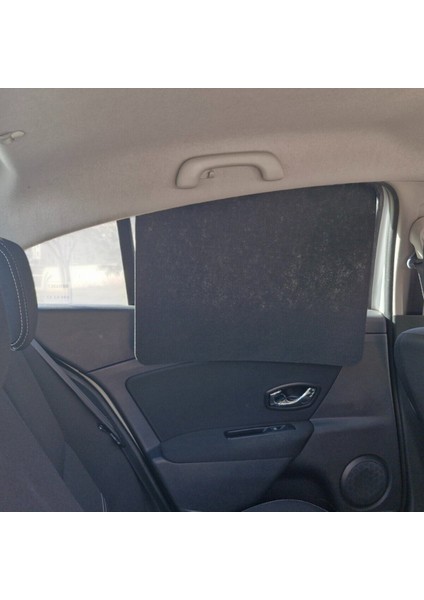 Oto Güneşlik Perde Yan Cam Güneş Önleyici Aksesuar Siyah Keçe Tüm Araçlar Için 2 Adet Tr modelleri
