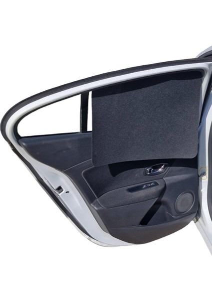 Oto Güneşlik Perde Yan Cam Güneş Önleyici Aksesuar Siyah Keçe Tüm Araçlar Için 2 Adet Tr indirimleri