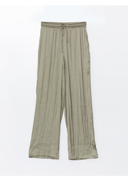 Yeni Sezon Beli Lastikli Saten Kadın Pantolon indirimleri