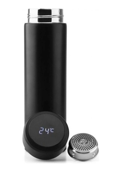 Dijital Sıcaklık Göstergeli Renkli Çelik Termos - 500 ml