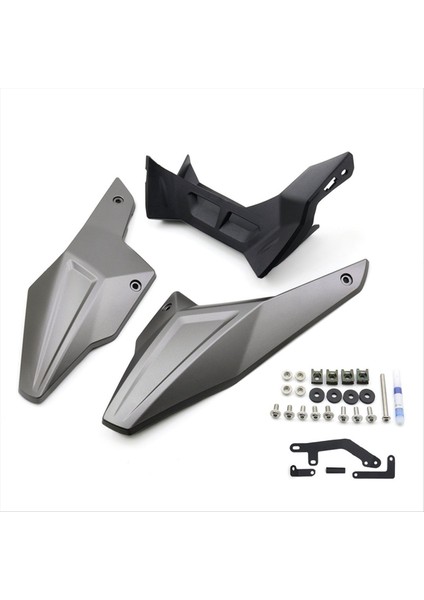 Motosiklet Motoru Şasi Örtüsü Fairing Egzoz Kalkanı Guard Eliminator 500 2023-2025 Siyah (Yurt Dışından) fırsatları