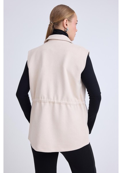 Kapak Cepli Beli Bağcıklı Süet Ceket fırsatları