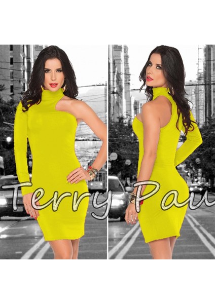 Beruflic B101061 Asimetrik Mini Elbise fırsatları