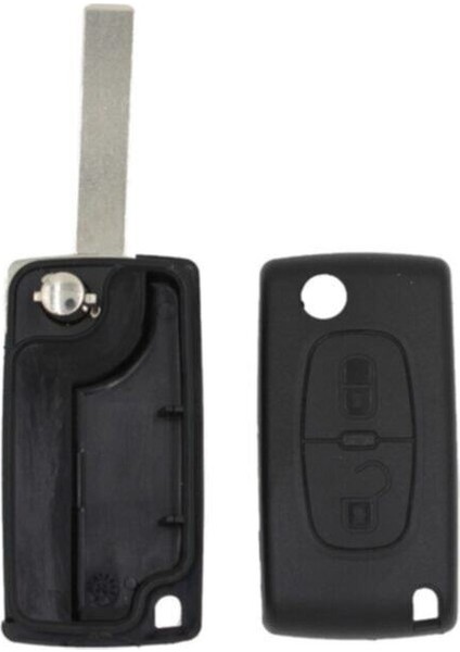 Citroen 2 Buton Sustalı Kumanda Kabı ( Pil Yataklı ) Kz modelleri