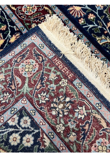 El Dokuma Hereke Halısı Imzalı Yedi Dağın Çiçeği Modeli Birinci Sınıf Kalite Ebat 480X88 modelleri