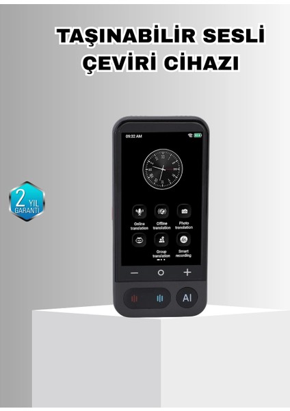 Bfs Akıllı Taşınabilir Tercüman – 17 Çevrimdışı, 139 Çevrimiçi Dil Desteği